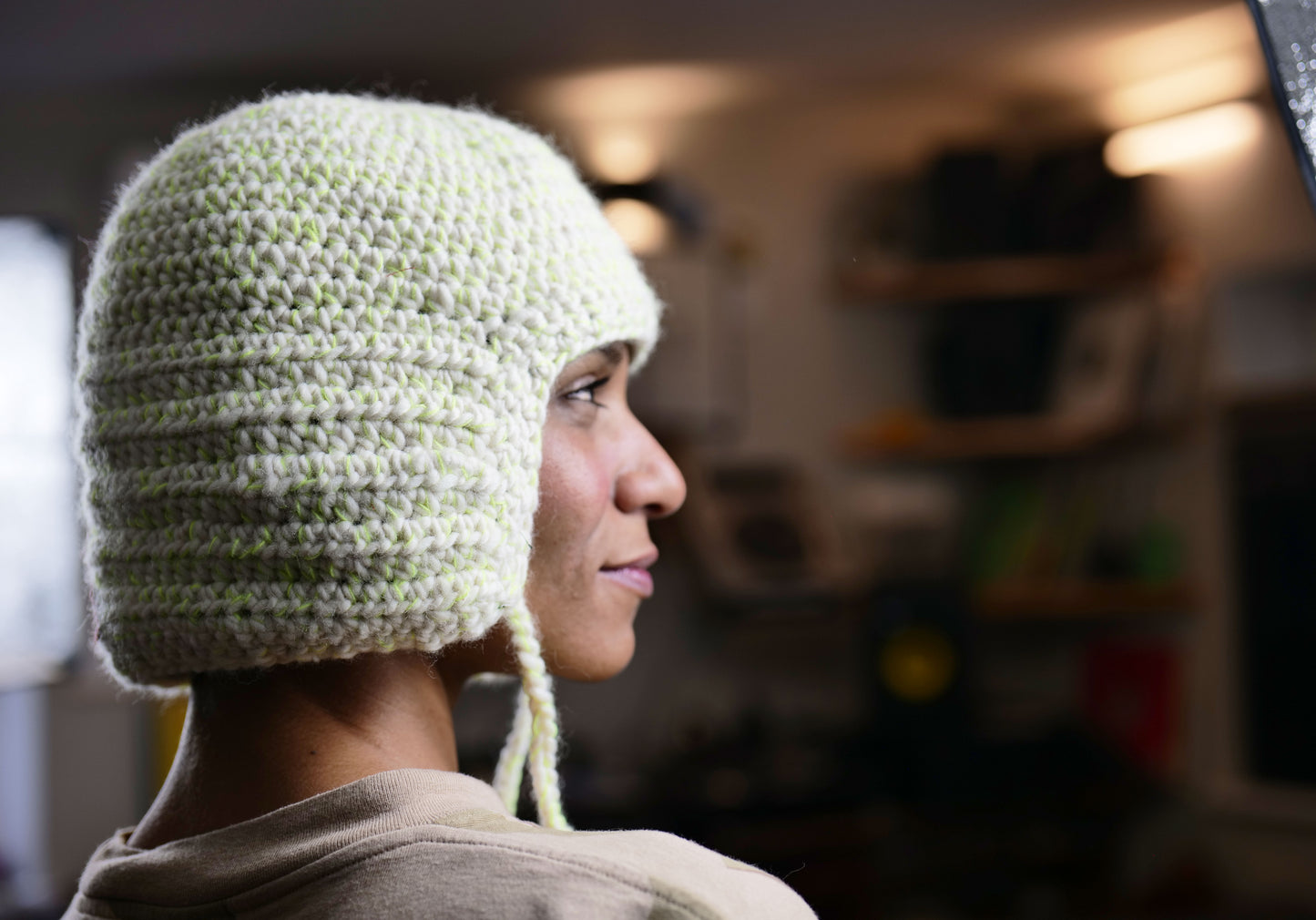 Handmade Chunky Crochet Earflap Hat