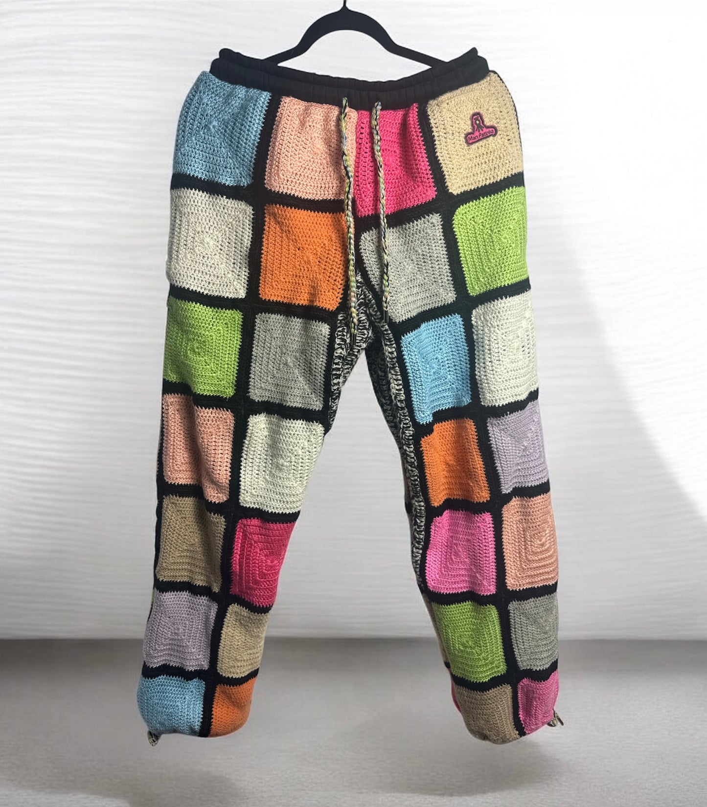 PATCHWORK CROCHET Trousers — One of One