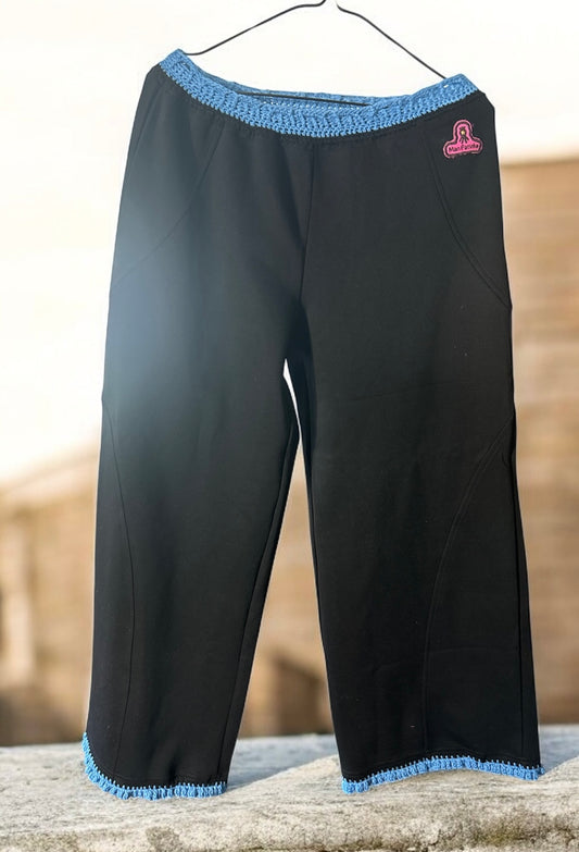 MAN PATINKA Crochet Trim Pants